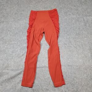 Lululemon Leggings Womens 8 Align High Rise 25" Ruched Cayenne Yoga Soft Gym